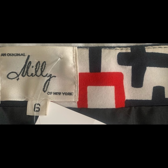 Milly black wool blend skirt - Picture 5 of 7